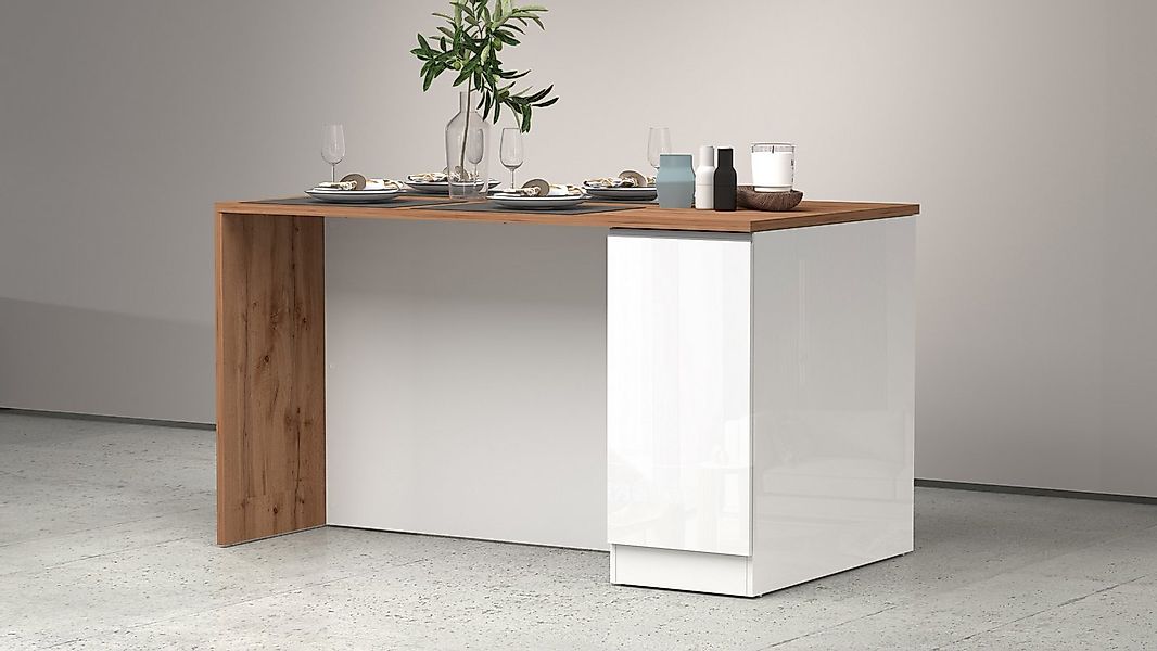 KOCHSTATION Kücheninsel Sole,Kochinsel,Küchenarbeitsblock,Inselküche,Arbeit günstig online kaufen