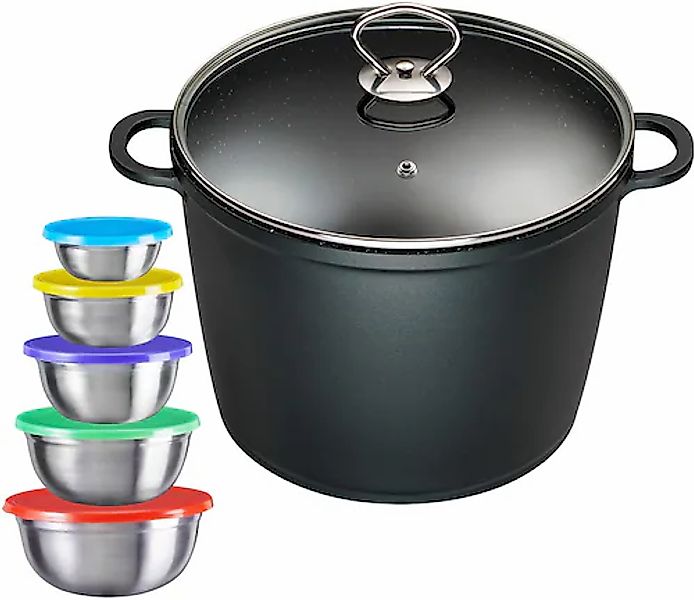 KING Suppentopf Set, 12 Stk. tlg. Aluminiumguss günstig online kaufen