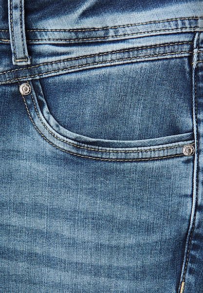 STREET ONE Slim-fit-Jeans Middle Waist günstig online kaufen