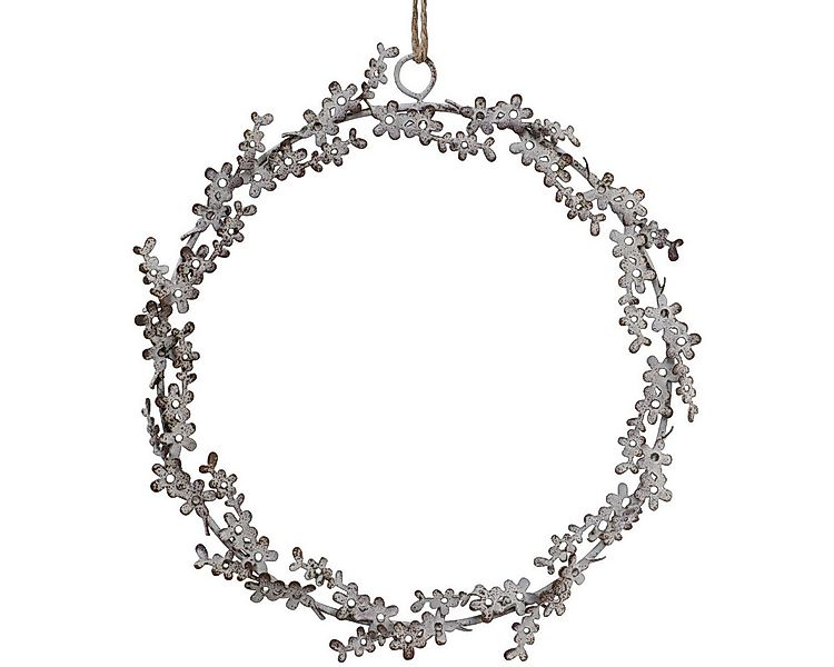 Viana Hängedekoration Romantischer Deko-Kranz aus Metall für Tür und Fenste günstig online kaufen