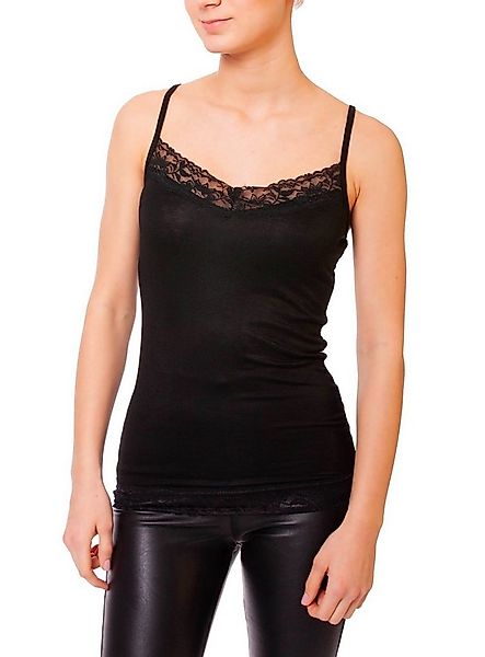 Muse Spaghettitop Spaghettitop mit Spitze 8008 günstig online kaufen