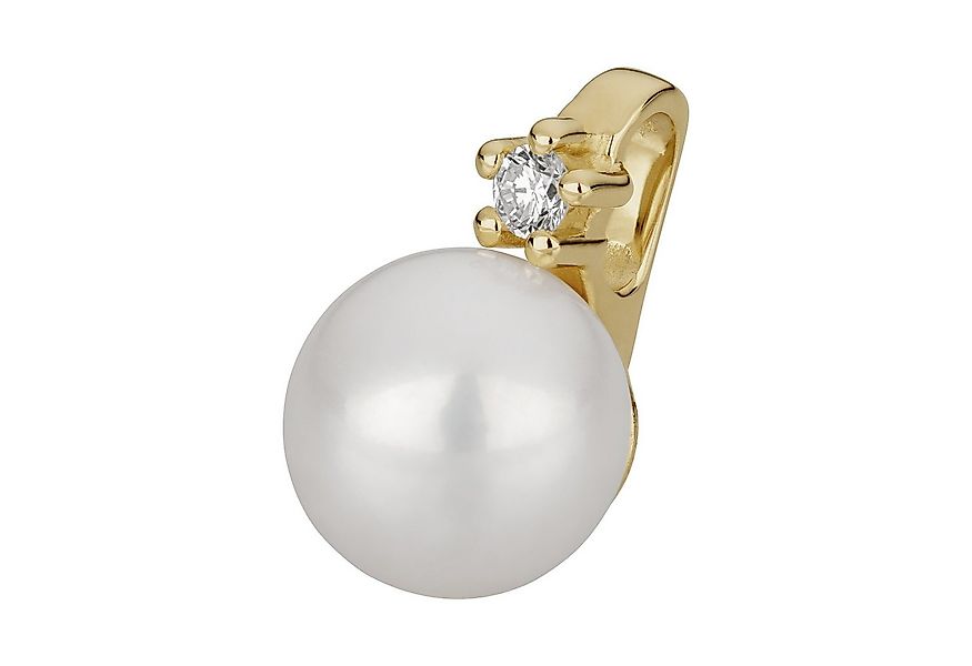 Orolino Kettenanhänger 585 Gold mit Brillant 0,03ct. + Perle 6,5-7mm günstig online kaufen