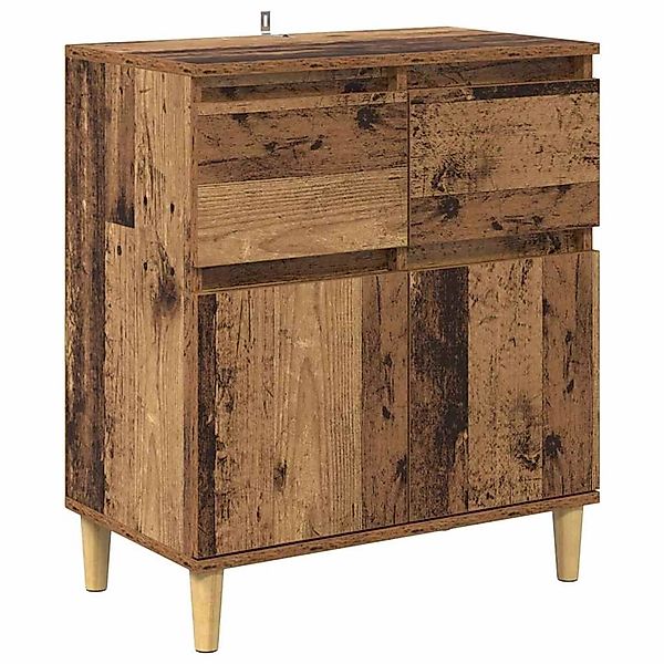vidaXL Sideboard mit Schubladen Altholz 60 x 35 x 70 cm Holzwerkstoff 88120 günstig online kaufen