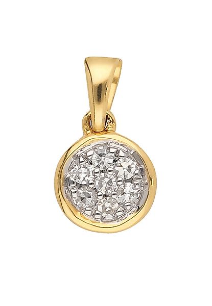 Adelia´s Kettenanhänger Damen 585 Gold Anhänger günstig online kaufen