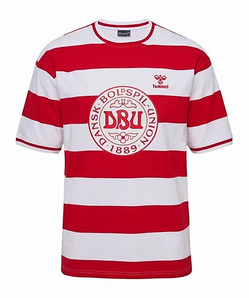 hummel T-Shirt Dänemark Striped T-Shirt EM 2024 default günstig online kaufen