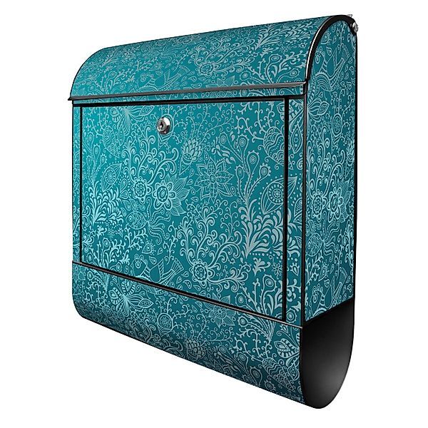 Banjado Design Briefkasten Schwarz Pulverbeschichtet 39x47x14cm 2 Schlüssel günstig online kaufen