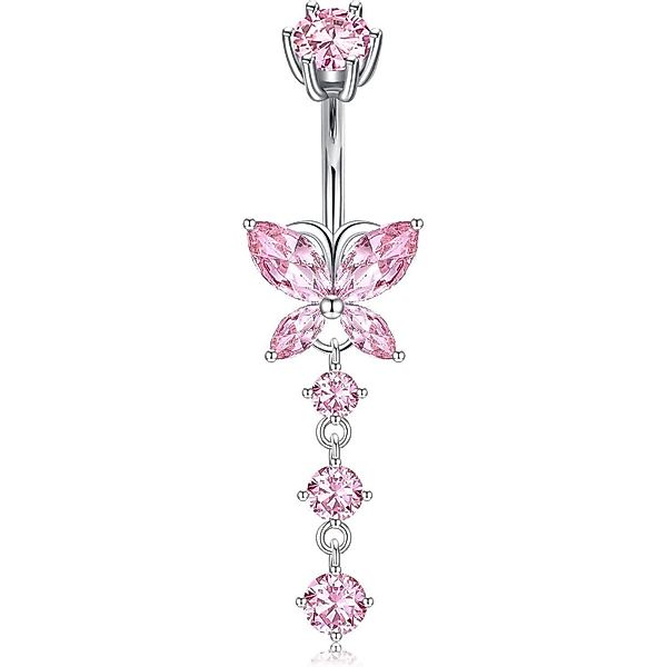 CIZME Bauchnabelpiercing 925 Silber Nabelpiercing 14G günstig online kaufen