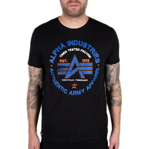 Alpha Industries Authentic Kurzärmeliges T-shirt S Black günstig online kaufen