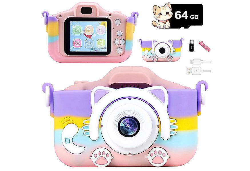 MOPUEA Digitalkamera Spielzeug-Kamera Anti-Drop Selfie Digital Video Kamera günstig online kaufen