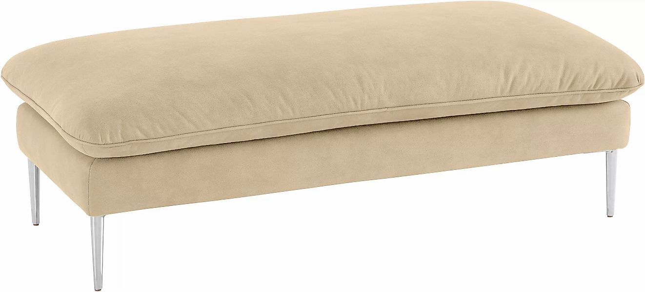 W.SCHILLIG Hocker "enjoy&MORE", Füße Chrom glänzend, Breite 151 cm günstig online kaufen