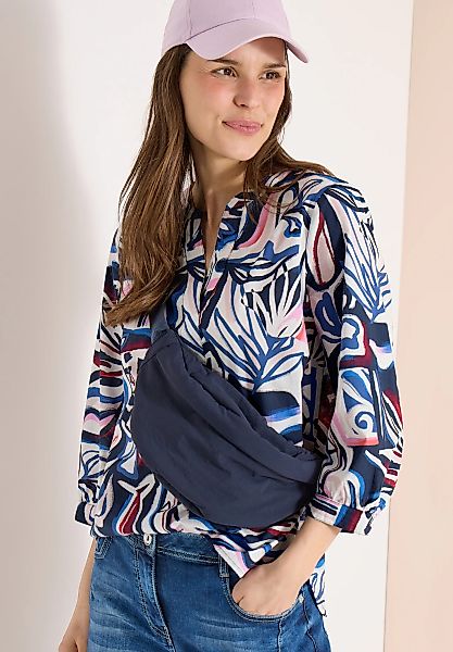 Cecil Langarmbluse aus reiner Baumwolle günstig online kaufen