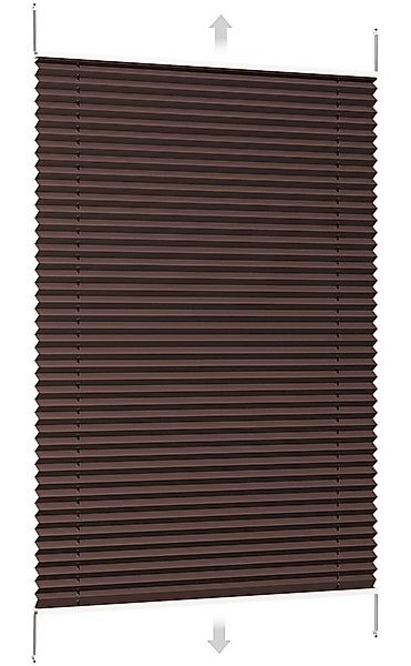 Sekey Plissee Sonnenschutzrollo ohne Bohren Verspannt Blickdicht Lichtschut günstig online kaufen