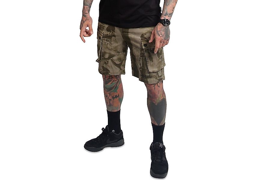 YAKUZA Cargoshorts Crashed Skull günstig online kaufen