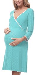 Be Mammy Umstandsnachthemd Damen Umstands Nachthemd günstig online kaufen
