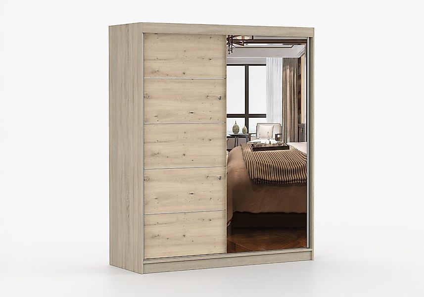 imoebel24 Schwebetürenschrank BONO 05 160 cm günstig online kaufen