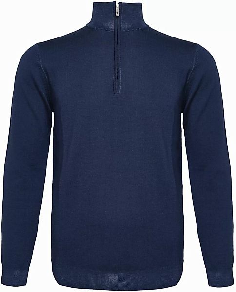 R2 Half Zip Pullover Merino Wolle Navy - Größe XL günstig online kaufen