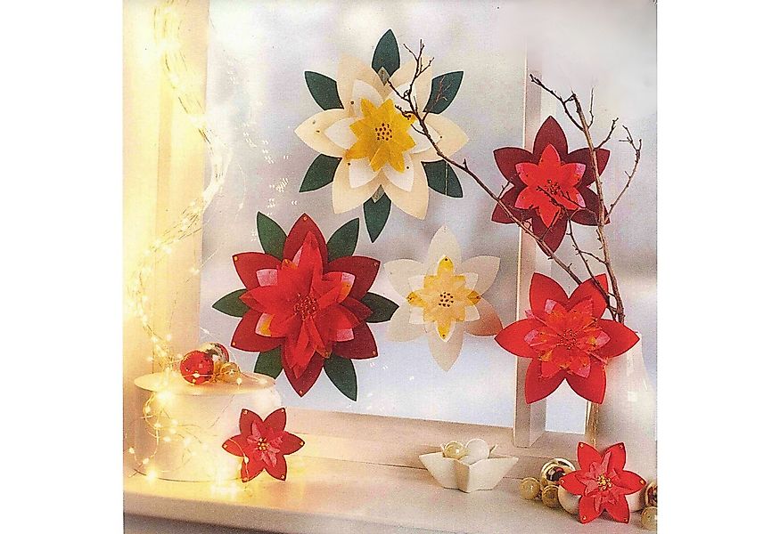 DeColibri Kreativset Bastelset Fensterdeko Fensterbilder Weihnachten Papier günstig online kaufen