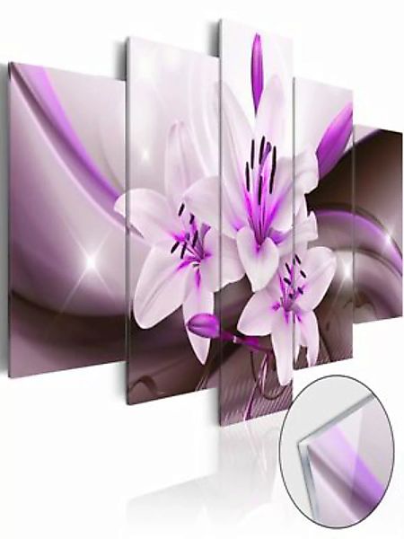 artgeist Acrylglasbild Violet Desert Lily [Glass] weiß-kombi Gr. 200 x 100 günstig online kaufen