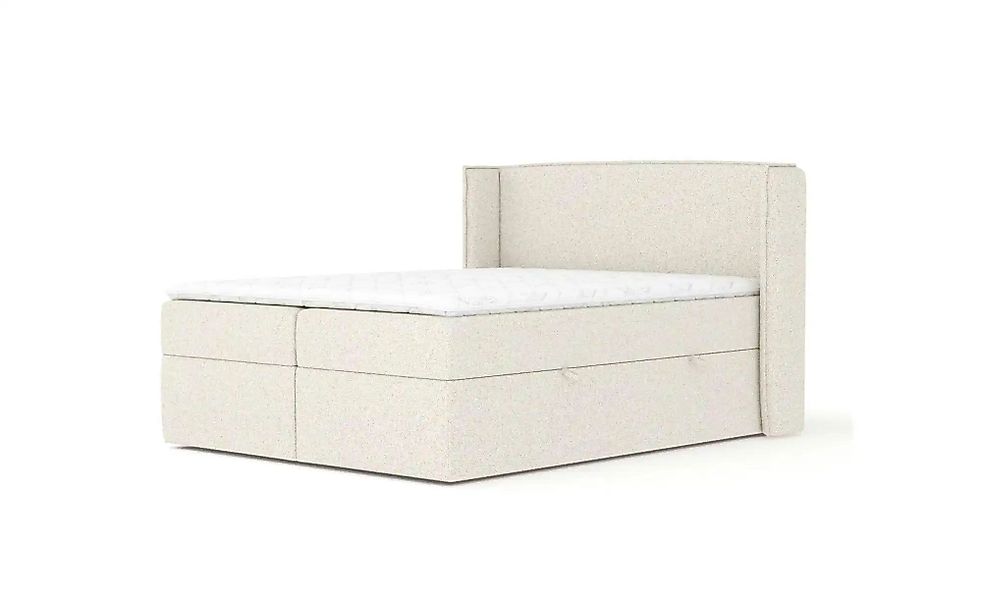 Boxspringbett mit Stauraum   ¦ beige ¦ Maße (cm): B: 218 H: 117 Betten > Ko günstig online kaufen