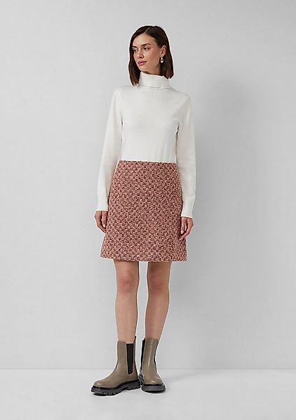 s.Oliver Minirock Rock Kurzer Bouclé-Rock aus Wollmix mit Glitzergarn günstig online kaufen