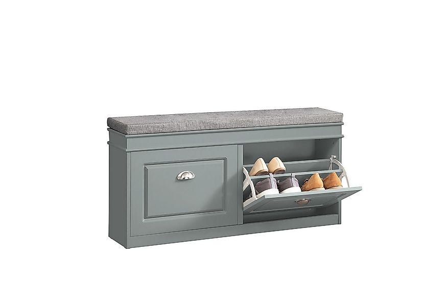 SoBuy Schuhbank FSR64, Schuhbank mit Sitzfläche, Schuhschrank schmal Schuhr günstig online kaufen