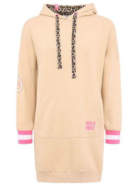 Zwillingsherz Sweatkleid "Wild Free" mit Kapuze, günstig online kaufen