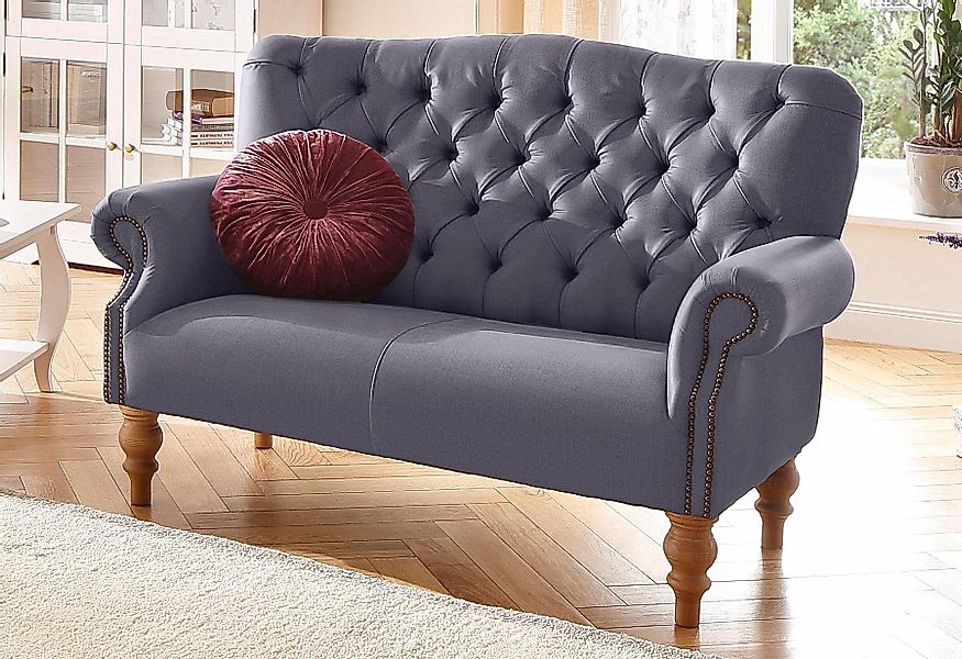 Home affaire Chesterfield-Sofa Lord, mit echter günstig online kaufen