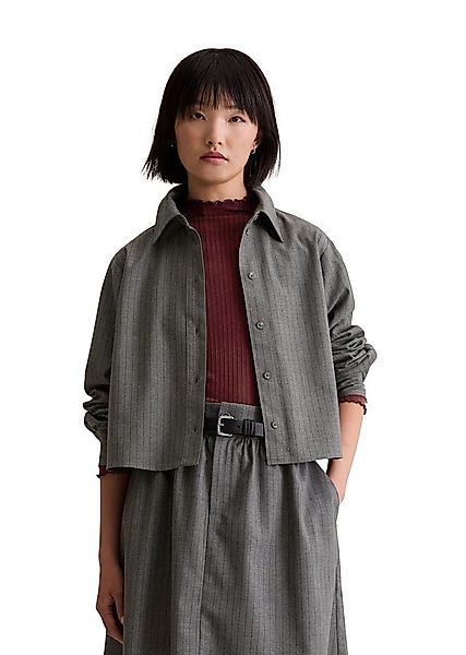 Marc O'Polo DENIM Langarmbluse aus Viskose-Mix mit recyceltem Polyester günstig online kaufen