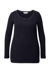 MIAMODA Longsleeve Rippshirt Slim Fit weiter günstig online kaufen