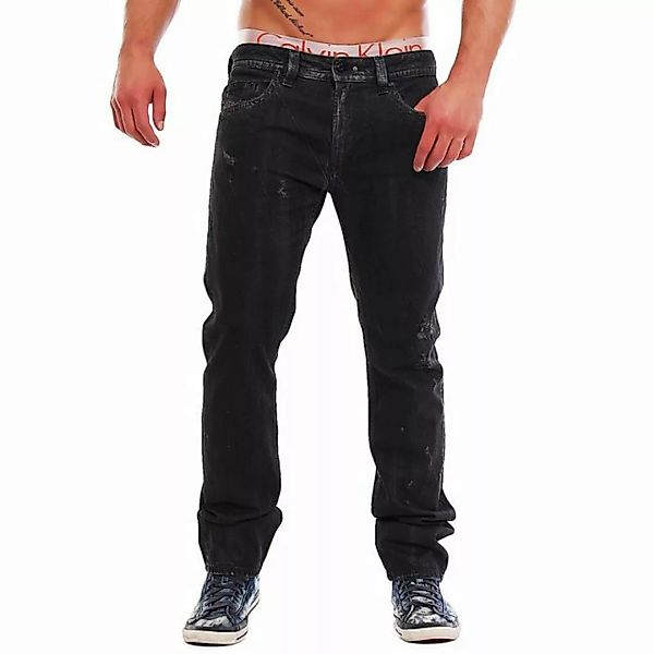 Diesel Slim-fit-Jeans Herren Thavar 0809N Anthrazit-Grau, Röhrenjeans, 5-Po günstig online kaufen