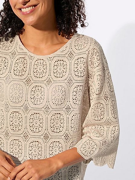 Witt Klassische Bluse Spitzentunika 3/4-Arm günstig online kaufen