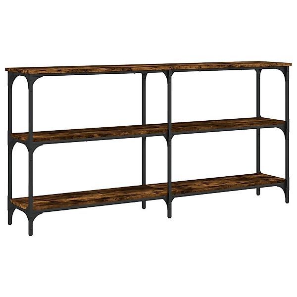 vidaXL Beistelltisch Konsolentisch Räuchereiche 150x29x75 cm günstig online kaufen