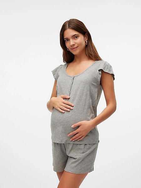 Mamalicious Umstandspyjama "MLMIRA LGM LIA CAP JRS PYJAMAS 2F NOOS" Set, 2 günstig online kaufen