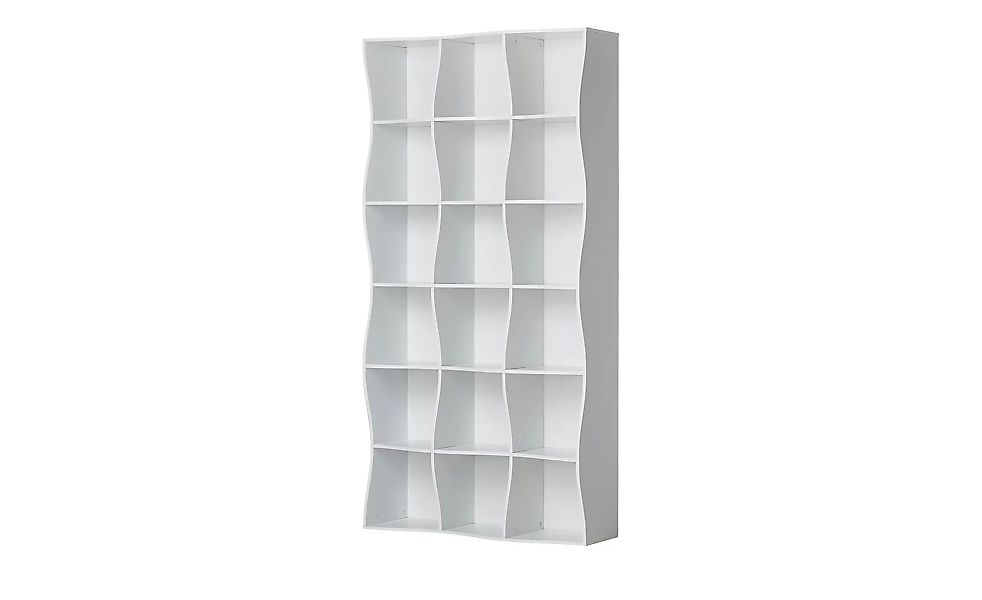 Regal - weiß - 90 cm - 180 cm - 30 cm - Regale > Bücherregale - Möbel Kraft günstig online kaufen
