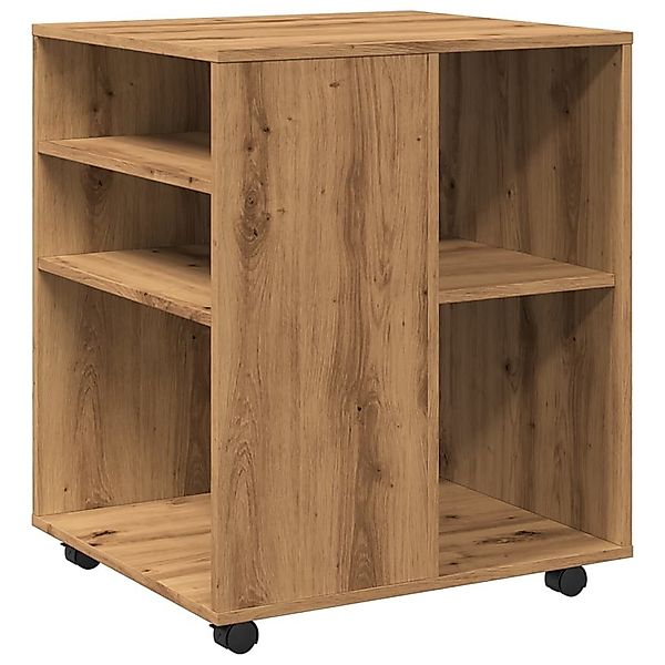 vidaXL Fächerschrank Rollschrank Artisan-Eiche 60x53x72 cm günstig online kaufen