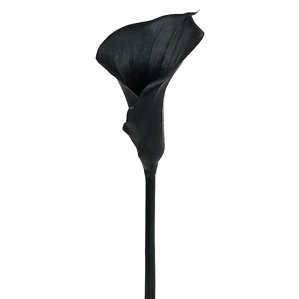 Kunstblume Deko-Calla schwarz Kunstblume 75cm für günstig online kaufen