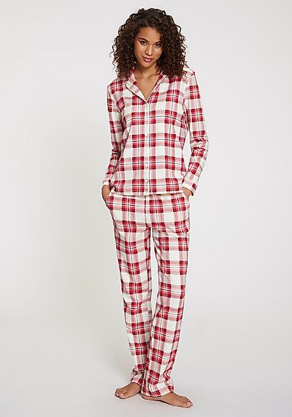 LASCANA Pyjama Set, 3-teilig, incl. Schlafmaske günstig online kaufen