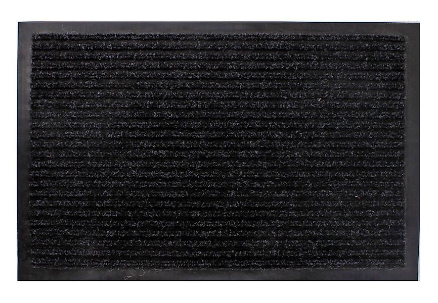 Spetebo Fußmatte Schmutzfangmatte in schwarz - günstig online kaufen
