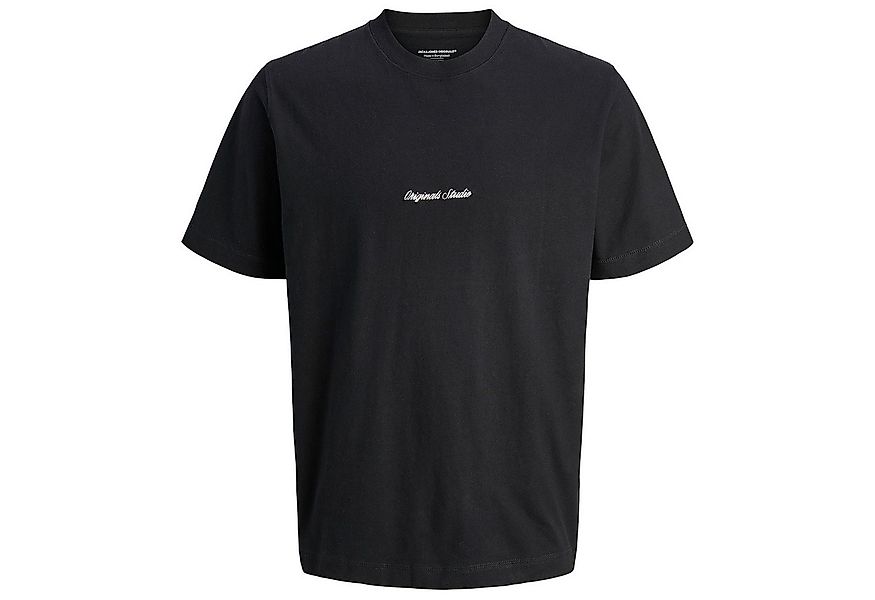 Jack & Jones Rundhalsshirt Jack&Jones T-Shirt schwarz Übergröße JORNORREBRO günstig online kaufen