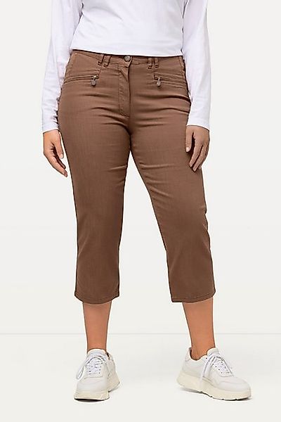 Ulla Popken Funktionshose Hose Mony wadenlang Zipptaschen Stretch günstig online kaufen