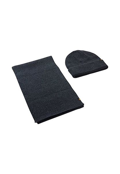 camel active Mütze & Schal Geschenkset mit Mütze und gestricktem Schal (Ges günstig online kaufen