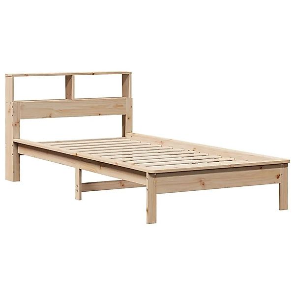 vidaXL Massivholzbett mit Regal ohne Matratze 90x190 cm Kiefer 855732 günstig online kaufen