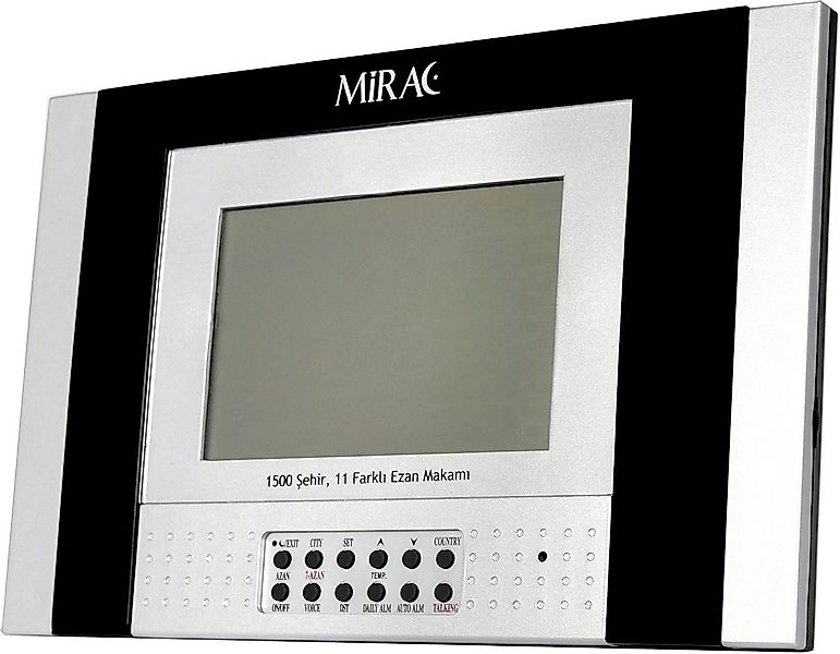 SHOV Wanduhr Mirac Wand Azan Uhr – Digital, Mit Gebetsruf & Quran-Funktion günstig online kaufen