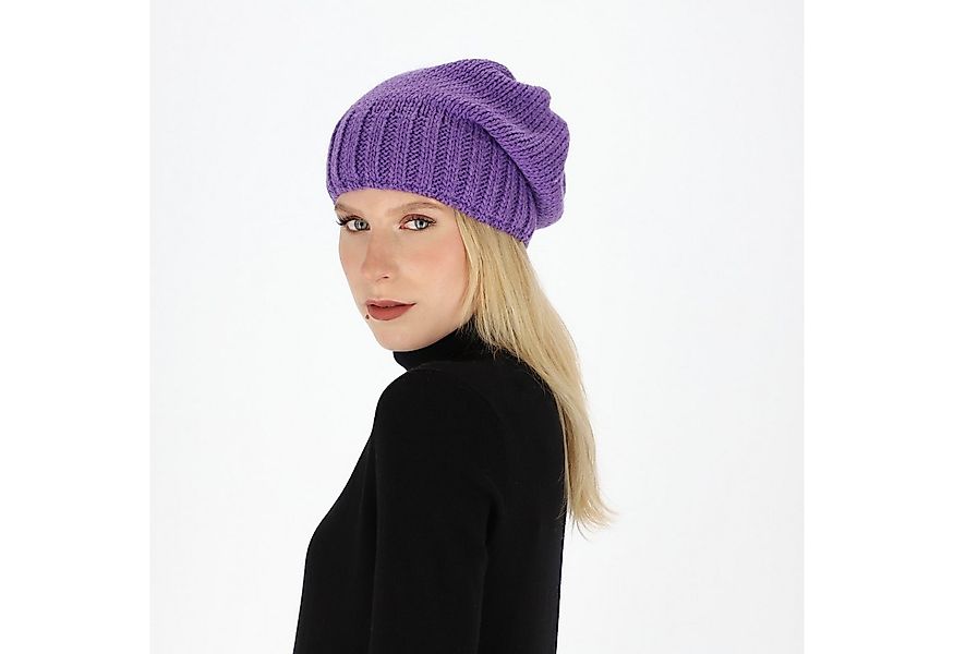halsüberkopf Accessoires Strickmütze Beanie mit Rippe mit Innenfleece günstig online kaufen