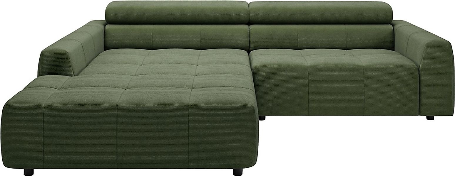 3C Candy Ecksofa »Denver auch mit Cord- und Easy care-Bezug, Kopfteilverste günstig online kaufen