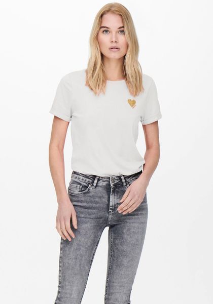 ONLY Kurzarmshirt "ONLKITA LIFE S/S TOP NOOS" regular fit, casual, Single J günstig online kaufen