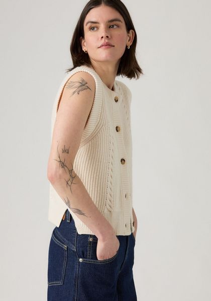 Levi's® Strickweste INES CABLE SWEATE Materialmix günstig online kaufen