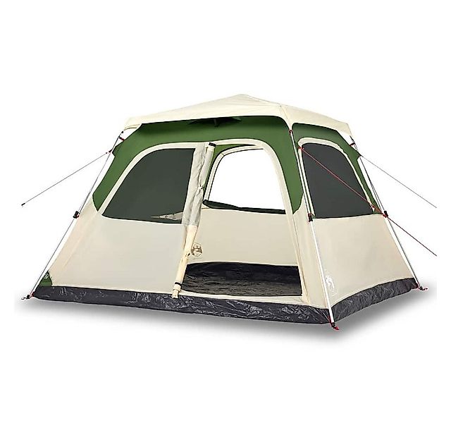 vidaXL Kuppelzelt Kuppel-Familienzelt 6 Personen Grün Quick Release, (1 tlg günstig online kaufen