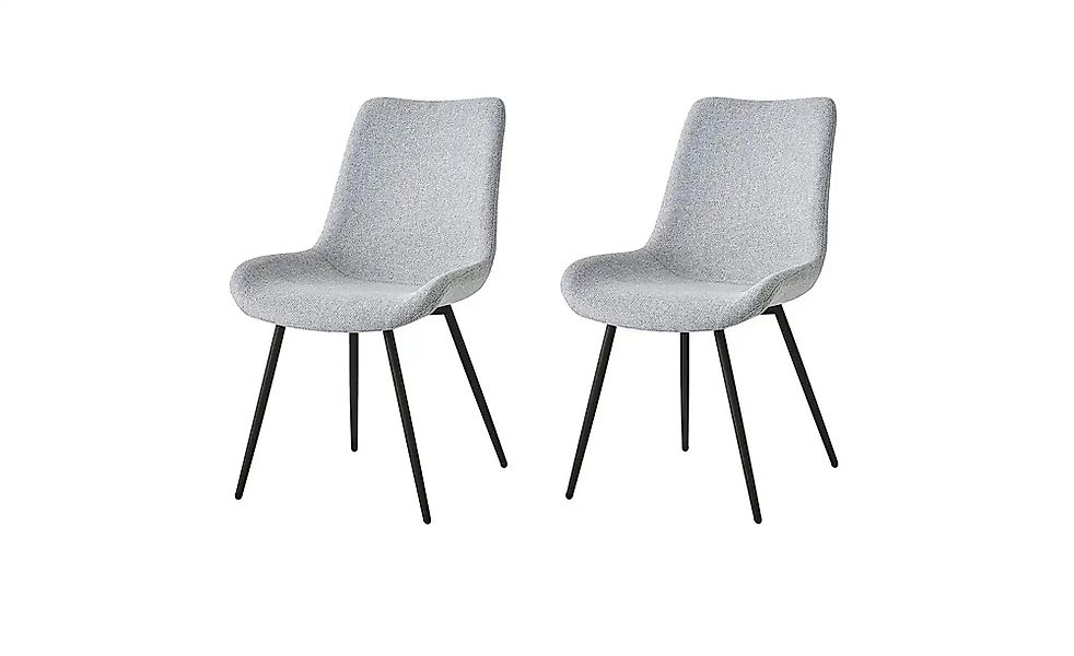 Stuhl 2er-Set  Koge ¦ weiß ¦ Maße (cm): B: 54 H: 84 Stühle > Polsterstühle günstig online kaufen