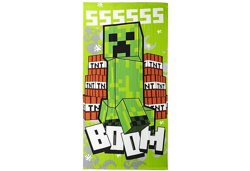 Minecraft Strandtuch MInecraft Creeper Mikrofaser Badetuch Strandtuch XL 70 günstig online kaufen